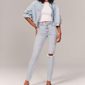 Abercrombie and Fitch high ride mom jeans